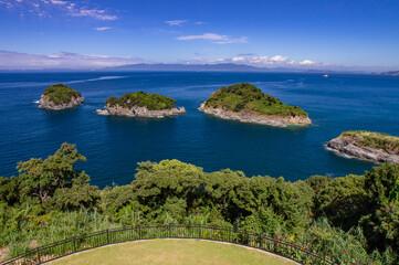 Fototapeta premium 雑賀崎灯台から望む海