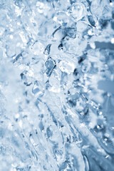 氷のクローズアップ