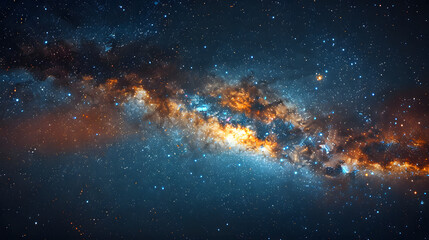 Galactic Wonders Milky Way Astrophotography - obrazy, fototapety, plakaty