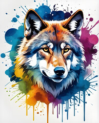 Featuring a mesmerizing dog ink design!