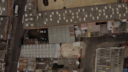 
Bogotá streets, skies and buildings taken from above