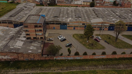 
Bogotá streets, skies and buildings taken from above