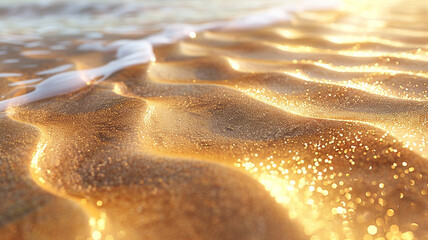 Gold sand - Powered by Adobe