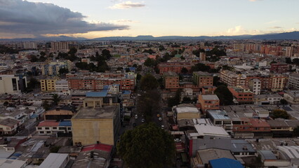 
Bogotá streets, skies and buildings taken from above