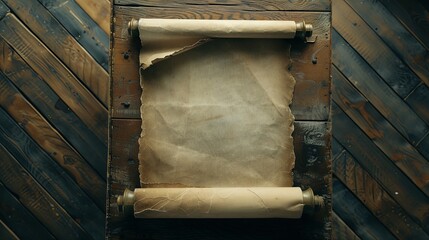 Ancient old scroll papyrus parchment document wallpaper background
