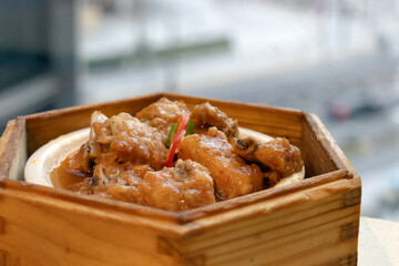Chinese Dim Sum Brunch, Steamed Pork Rib with Garlic