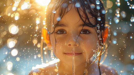Songkran Festival Thailand, a crowd of people playing with water on the street, Thai Songkran Festival, Thai New Year in Thailand a festival where people play with water