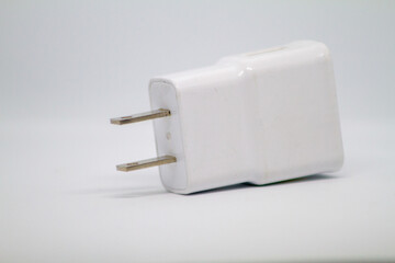 white usb 3.0 charging adapter