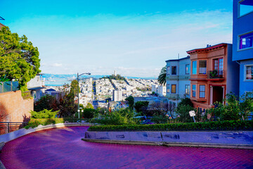 The landscape of San Francisco Bay in California	 - obrazy, fototapety, plakaty