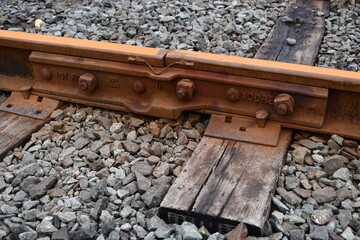 Railroad track fishplate. 