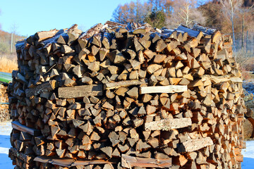 薪ストーブの燃料