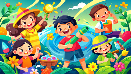 Thai Songkran festival 2024