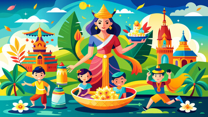 Thai Songkran festival 2024