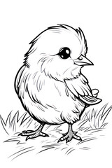 Chick Coloring Pages: Free Printable for Kids