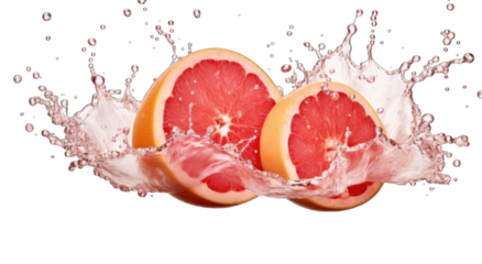fresh grapefruit splash png