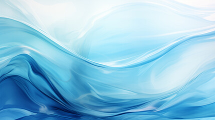 Fototapeta premium abstract background of blue frozen liquid, 3D rendering