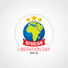 African liberation day vector illustration. African liberation Day themes design concept with flat style vector illustration. Suitable for greeting card, poster and banner. 