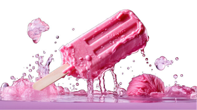 Fresh Pink ice carem png