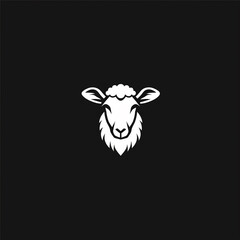 ベクターデザインの羊のロゴ。黒の背景の動物のロゴ。アイコン。シンボル。
Vector design sheep logo. Animal logo on black background. Icon. Symbol. [Generative AI]