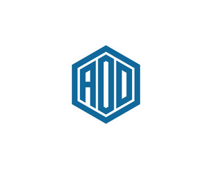 AOO Logo design vector template