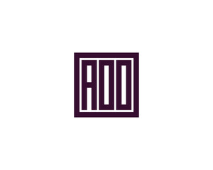 AOO Logo design vector template