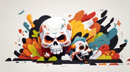 halloween skull