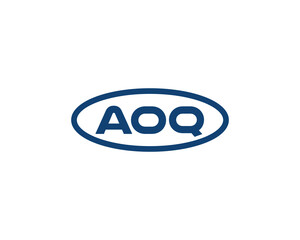 AOQ logo design vector template