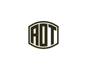AOT logo design vector template