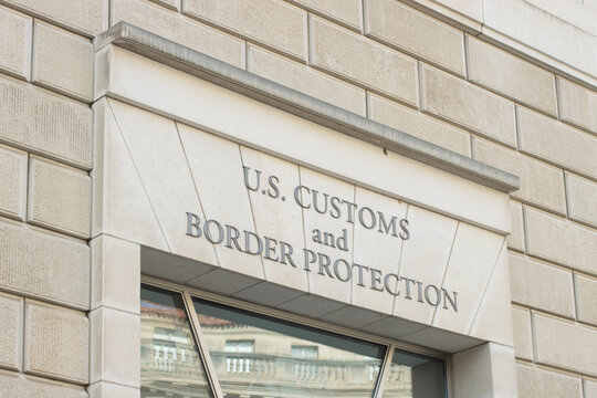 Washington, DC, USA - June 24, 2022: Headquarters Of The U.S. Customs And Border Protection (CBP), The Largest Federal Law Enforcement Agency Of The Department Of Homeland Security, In Washington, DC.