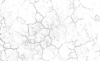 a black and white vintage of cracked concrete scribble effect, old wall background crack vector, grunge texture, Fractured texture ground, texture of old paint