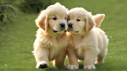 Fluffy Golden Retriever Puppies