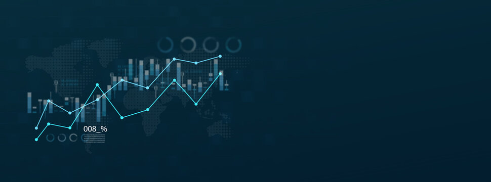chart, graph, finance, stock, analysis, financial, digital, growth, investment, investor. measuring level bar via indicator and pie chart virtual, risky business risk management control and strategy.