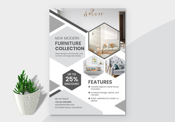 Furniture Sale Flyer Layout Template