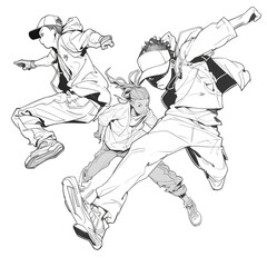 Fototapeta premium kid's coloring book