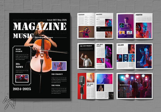 Musica Magazine Template