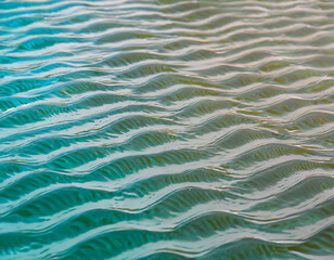 Fototapeta premium Close up twin color wave water pattern textured background in abstract style on digital art concept.