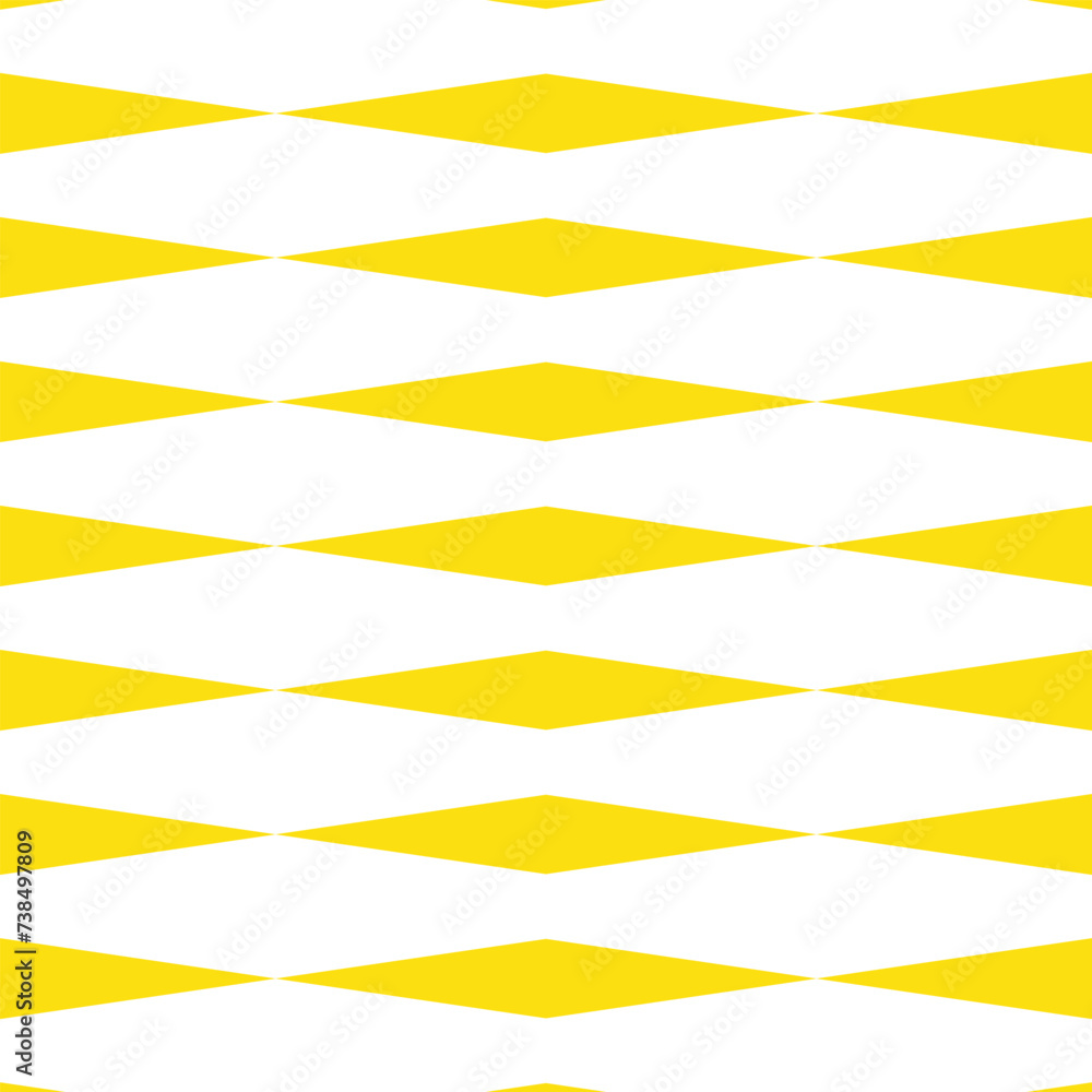 Poster abstract geometric repeatable yellow rhombus pattern.