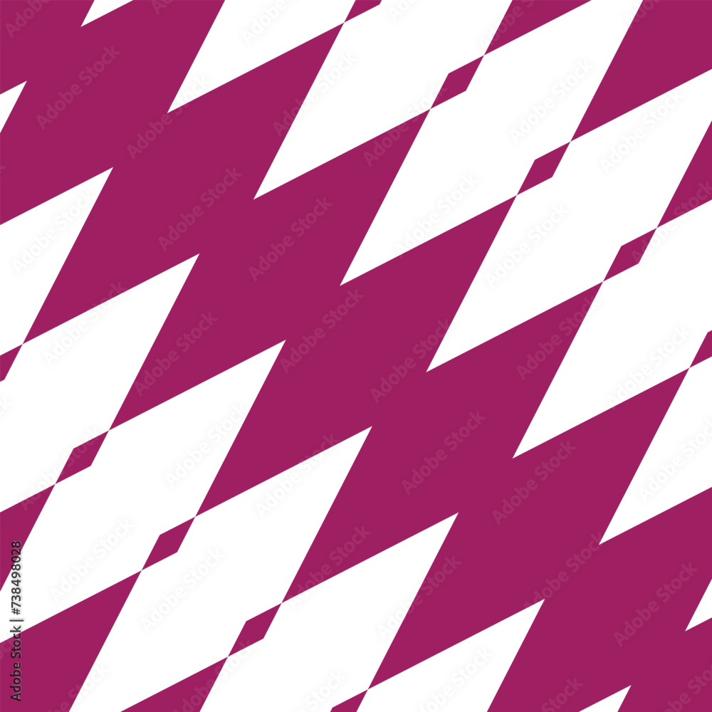 Poster abstract geometric repeatable maroon diagonal rhombus pattern.