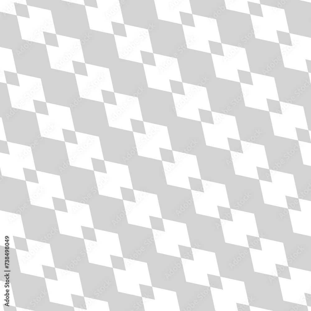 Poster abstract geometric repeatable grey rhombus pattern.
