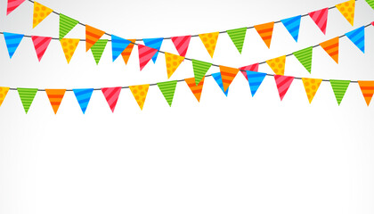 bring joy to your celebrations with festive pennant decorative background