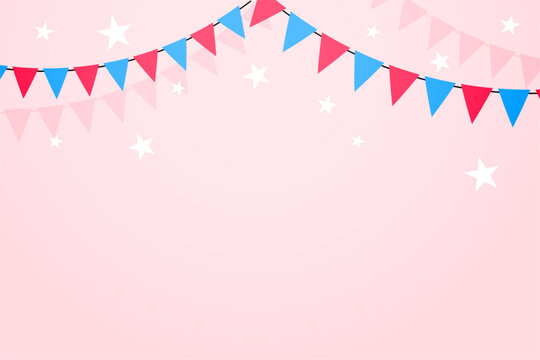 hanging style party flag background celebrate holiday with fun