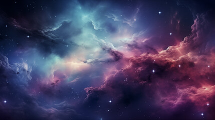 space background with nebula and stars