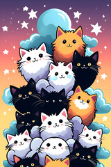 cute cats, Generative AI