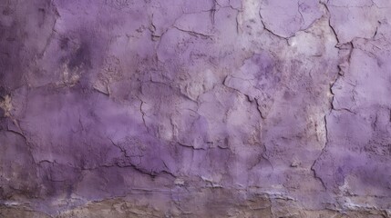 Close-up reveals a textured purple plaster wall, adding depth and character to the surface. Ai Generated.