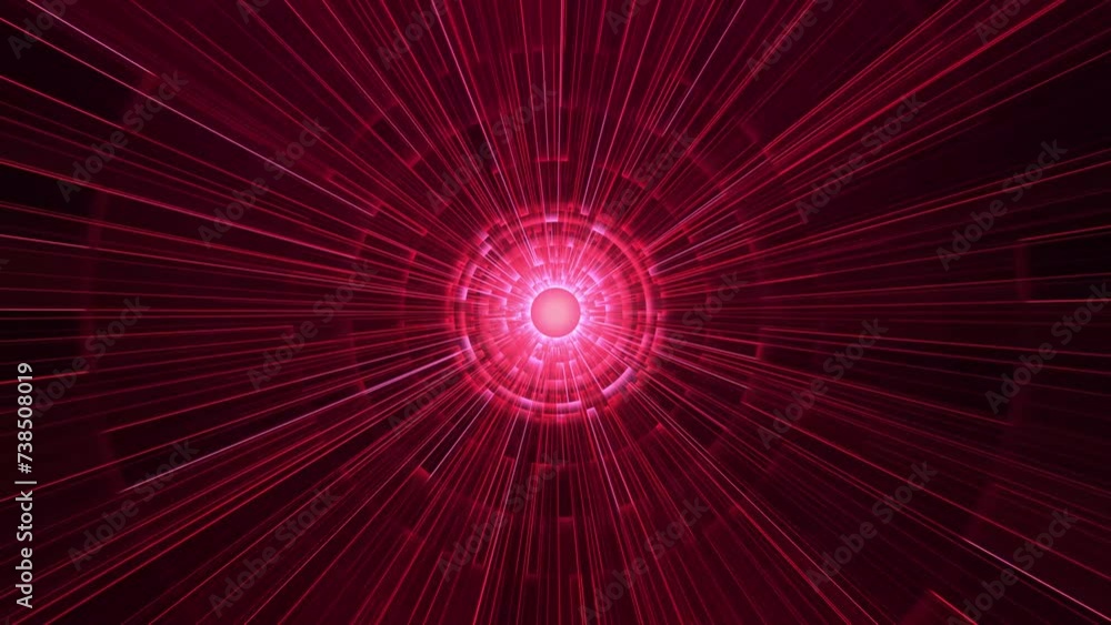 Poster background black red color light dark energy hyper for loop playback 4k 60fps video