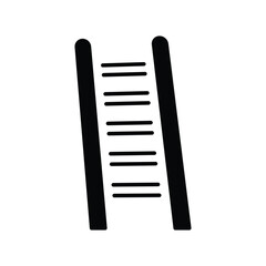 ladder icon with white background vector stock illustration