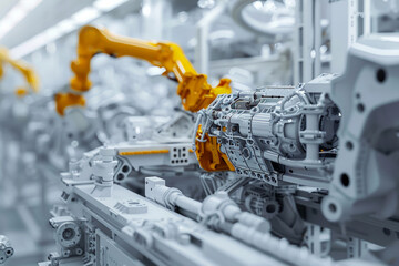 Robotic chain factory with artificial intelligence