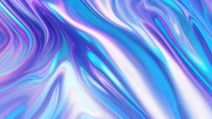 Holographic background pastel foil wrinkled colorful surface. The Hologram Background of 80s abstract foil soft texture crumpled in various colors. 90s blue sky pink pastel holographic gradient mesh