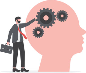 Employee Training for Positive Progress, Upskilling and Training Program, Professional development concept

