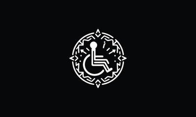 Accessibility design icon logo 